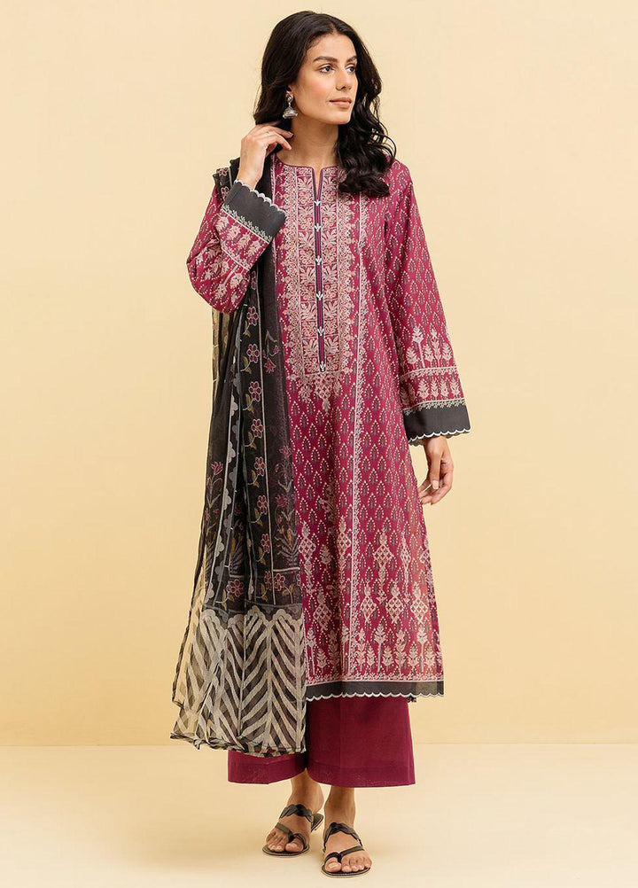 Morbagh by Beechtree Printed Lawn Suit Unstitched 3 Piece MRB22-SS2 M82S22U45 - Summer Collection