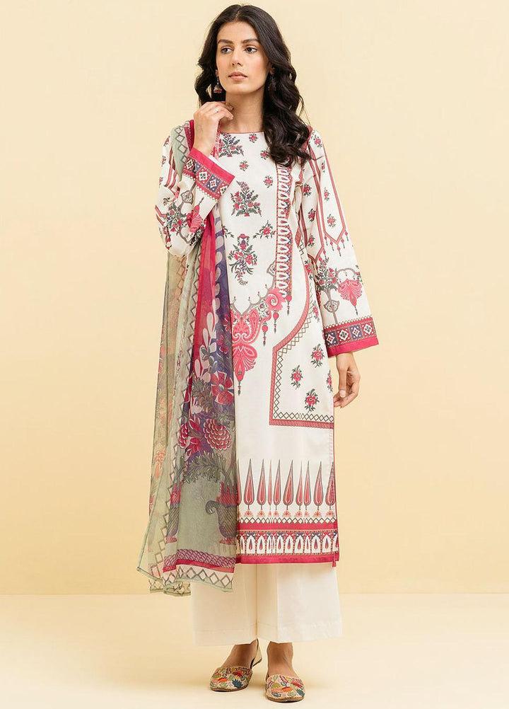 Morbagh by Beechtree Printed Lawn Suit Unstitched 3 Piece MRB22-SS2 M82S22U47 - Summer Collection