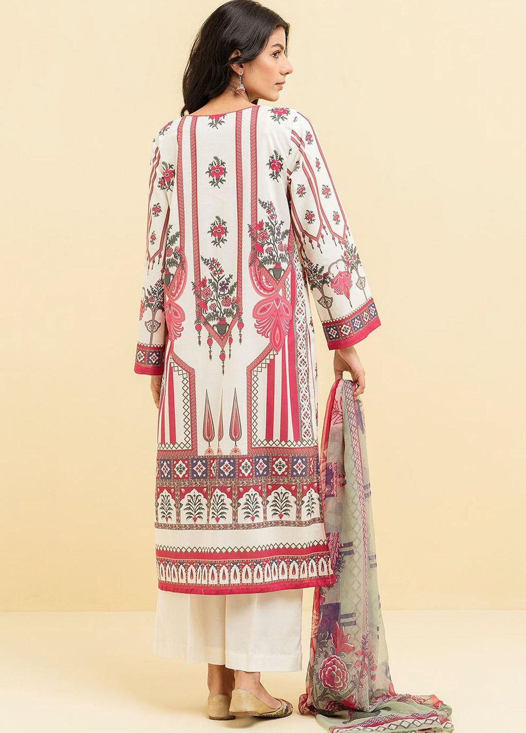 Morbagh by Beechtree Printed Lawn Suit Unstitched 3 Piece MRB22-SS2 M82S22U47 - Summer Collection