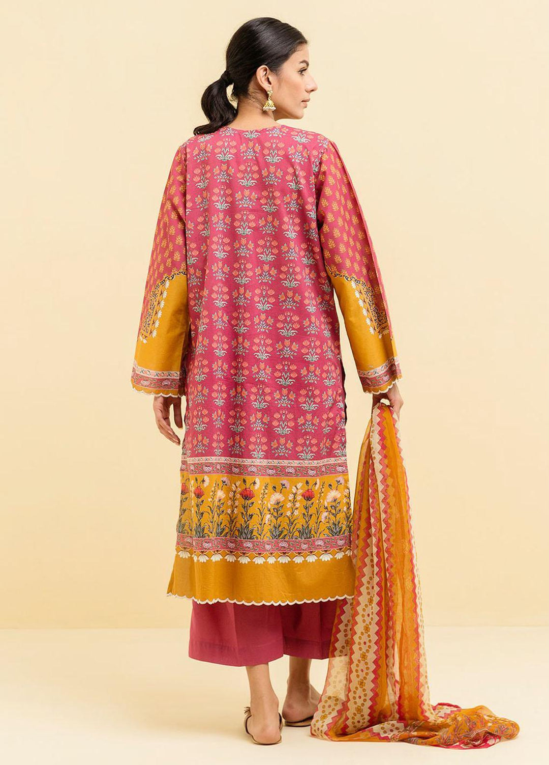 Morbagh by Beechtree Printed Lawn Suit Unstitched 3 Piece MRB22-SS2 M82S22U49 - Summer Collection