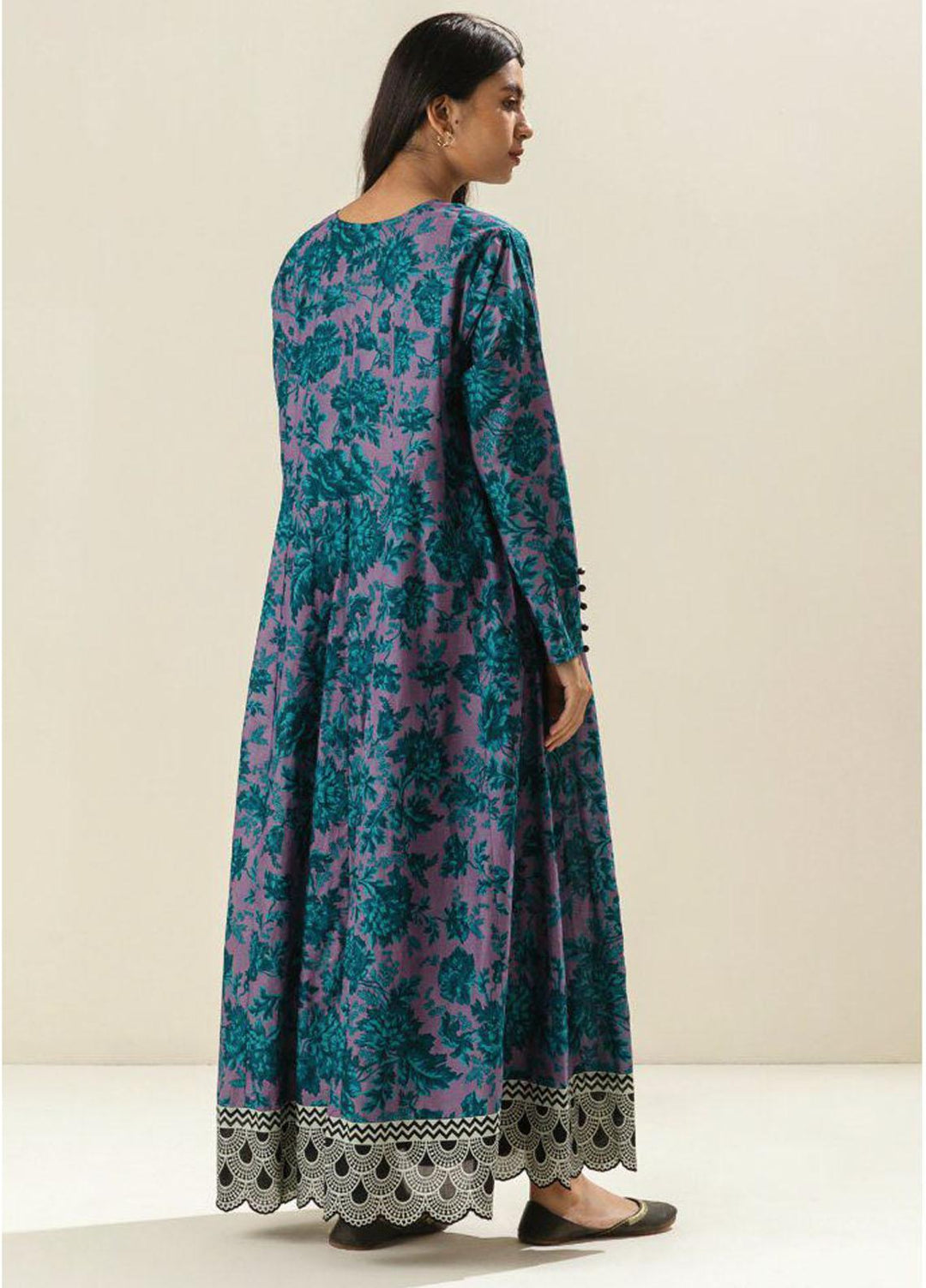 Morbagh by Beechtree Printed Lawn  Unstitched Kurties MRB23U MB4S23U46 Mauve Sky - Summer Collection