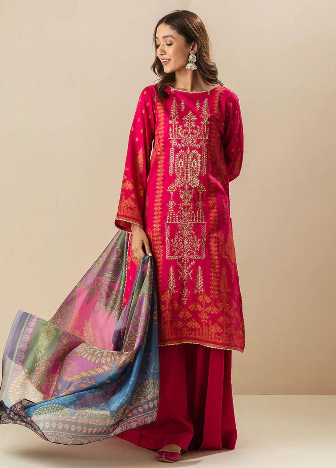 Morbagh by Beechtree Embroidered Lawn Suits Unstitched 3 Piece MRB23-S2 MB2S23U26 - Summer Collection