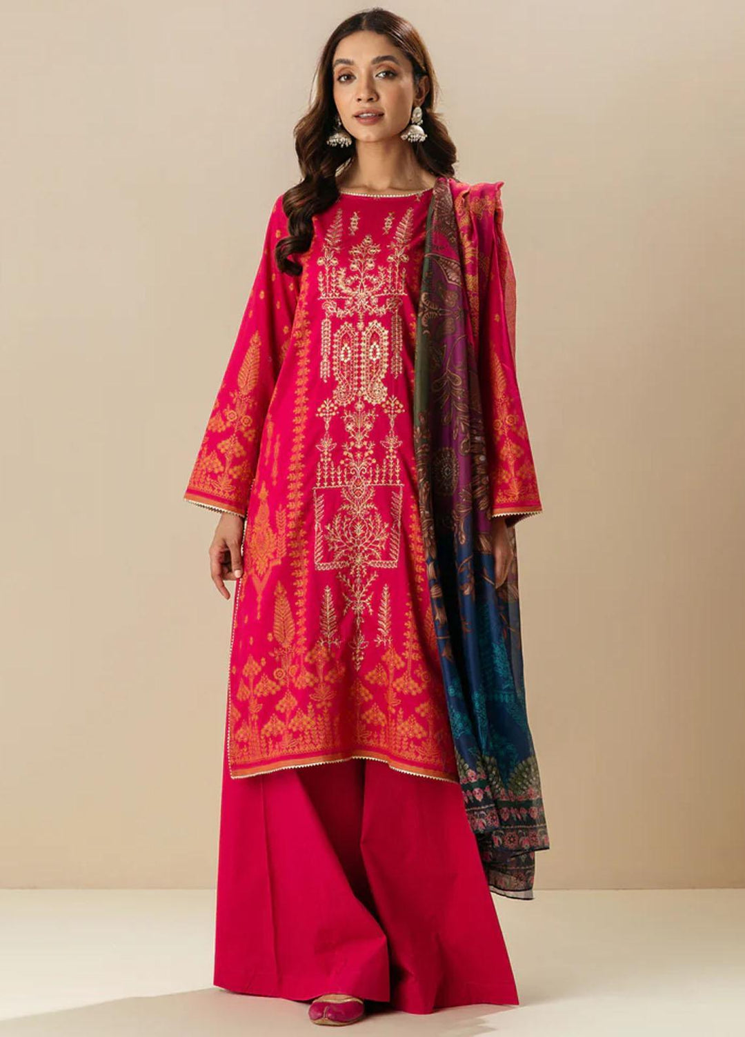 Morbagh by Beechtree Embroidered Lawn Suits Unstitched 3 Piece MRB23-S2 MB2S23U26 - Summer Collection