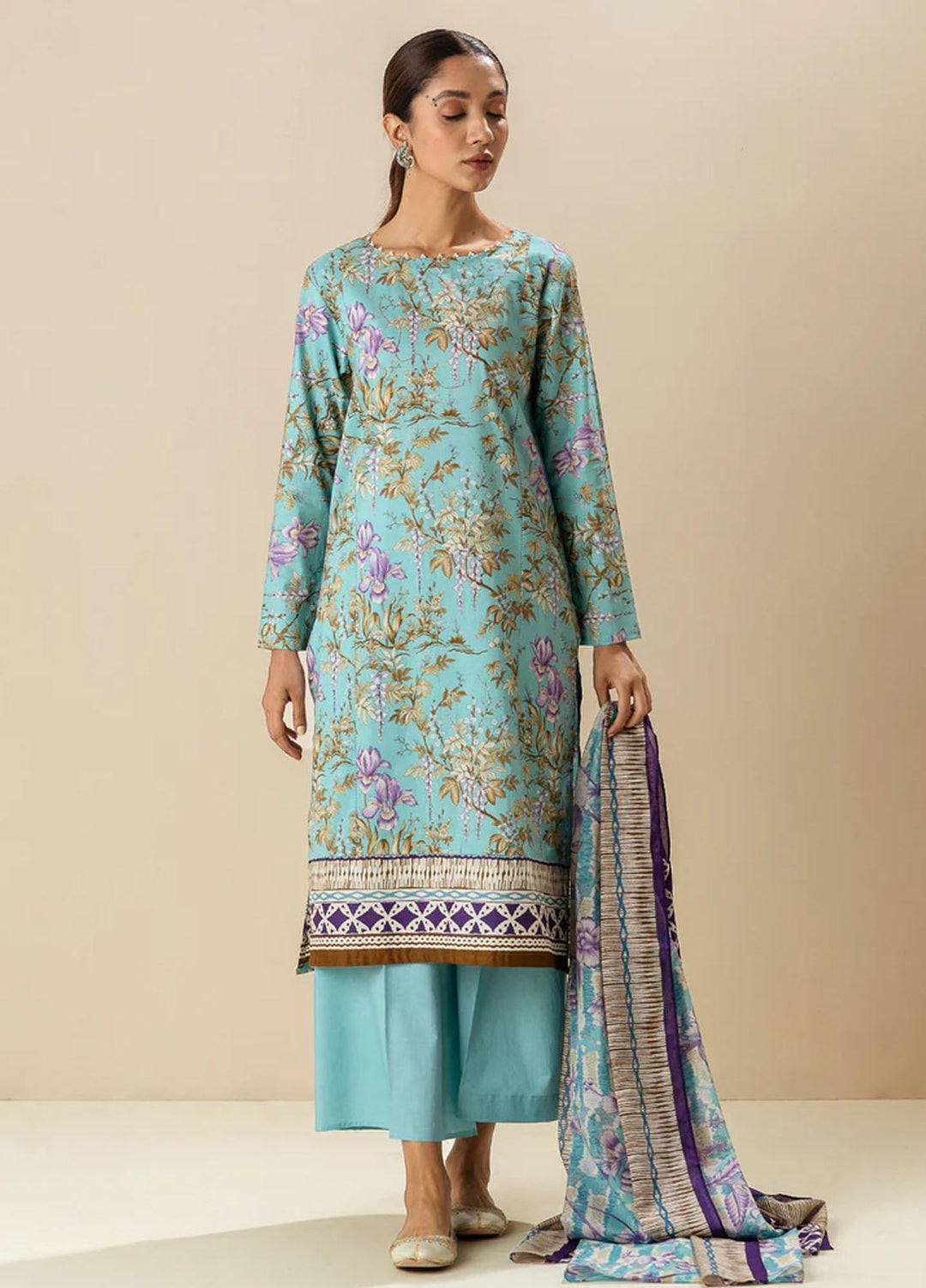 Morbagh by Beechtree Printed Lawn Suits Unstitched 2 Piece MRB23-S2 MB3S23U13 - Summer Collection