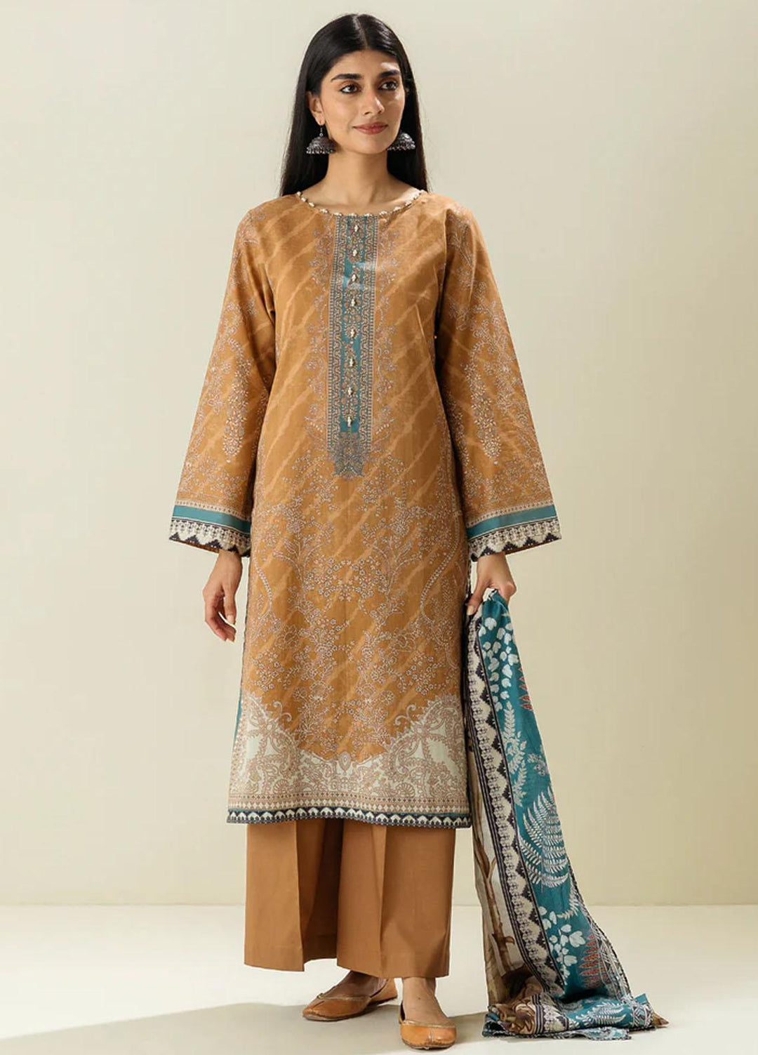 Morbagh by Beechtree Printed Lawn Suits Unstitched 3 Piece MRB23-S2 MB2S23U33 - Summer Collection