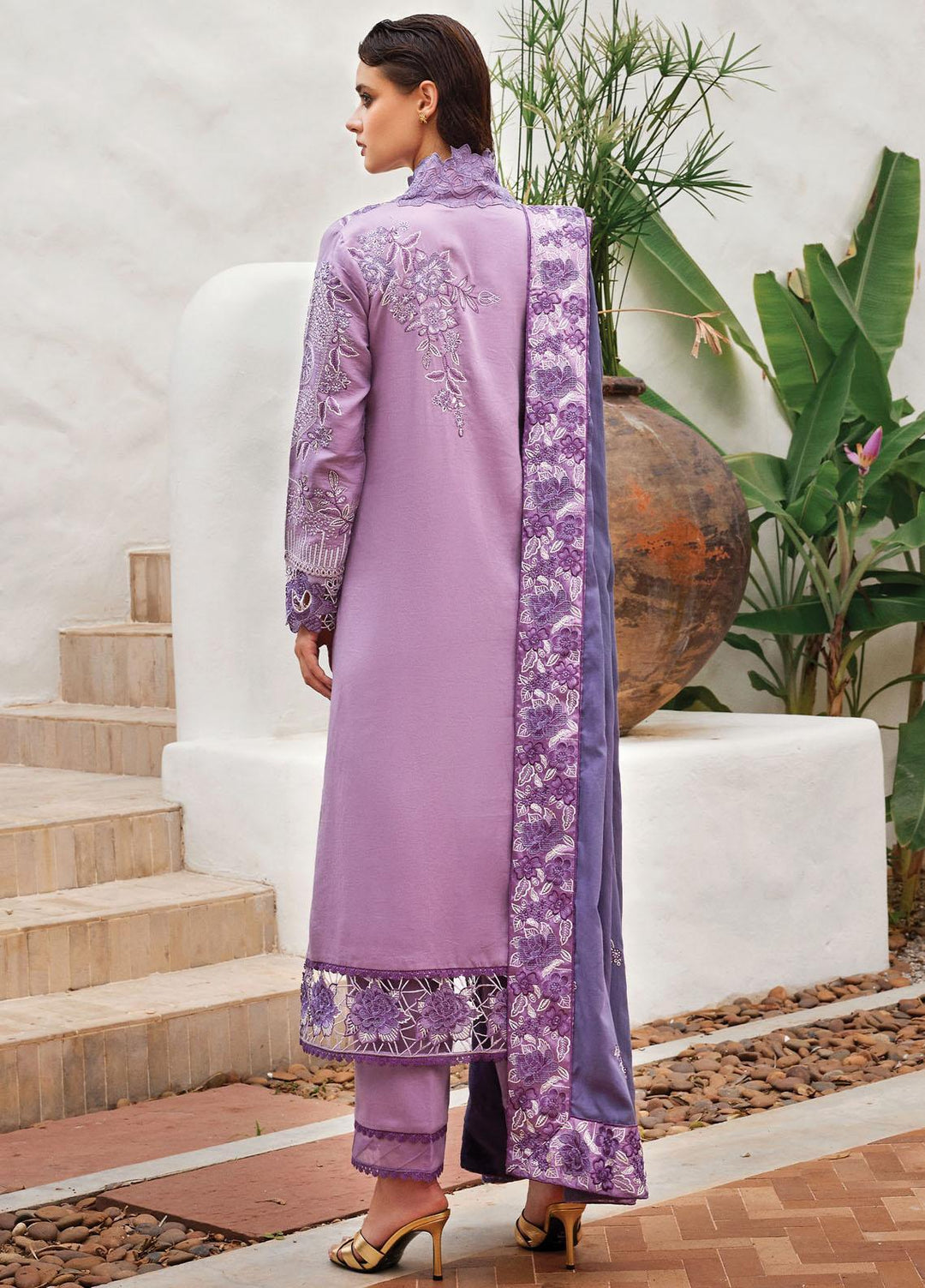 Moroccan Dream By Mushq Embroidered  Suits Unstitched 3 Piece MQ23MD MNW-01 Adilah - Winter Collection