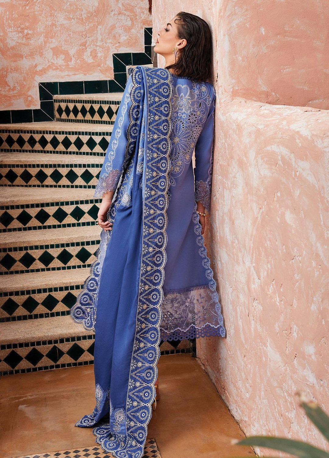 Moroccan Dream By Mushq Embroidered  Suits Unstitched 3 Piece MQ23MD MNW-02 Latifah - Winter Collection