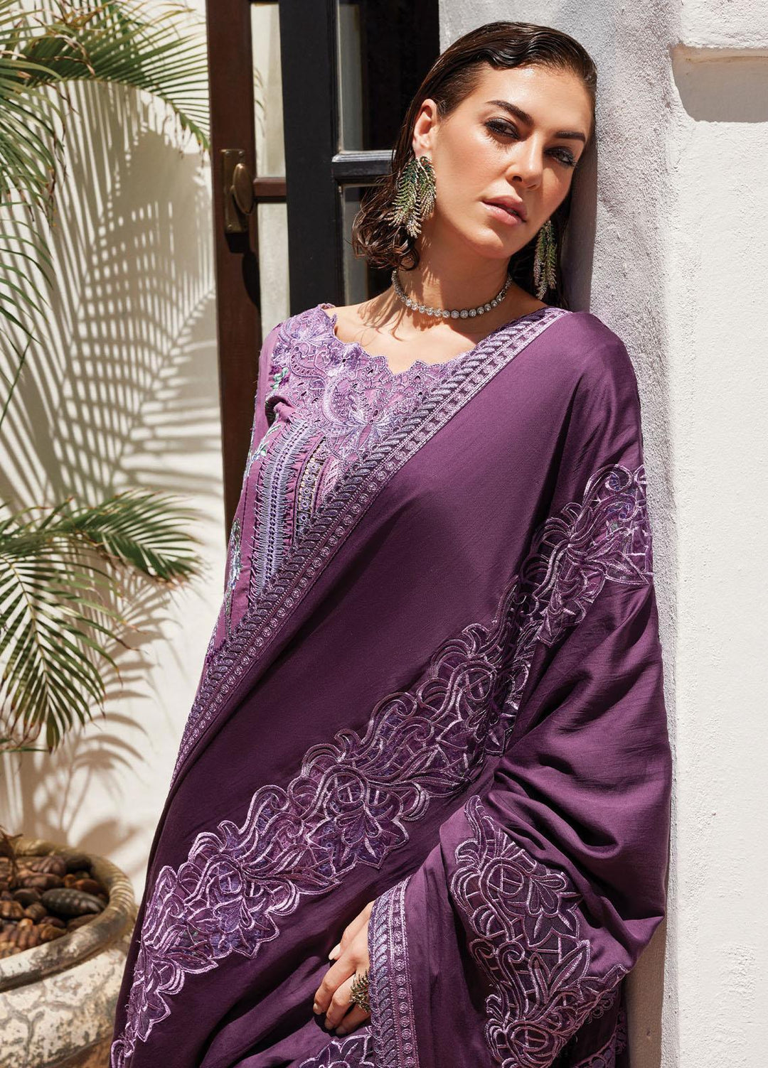 Moroccan Dream By Mushq Embroidered  Suits Unstitched 3 Piece MQ23MD MNW-03 Nour - Winter Collection