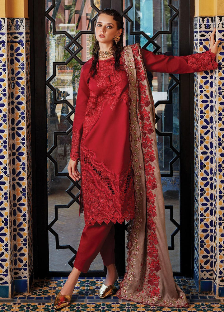Moroccan Dream By Mushq Embroidered  Suits Unstitched 3 Piece MQ23MD MNW-04 Naima - Winter Collection