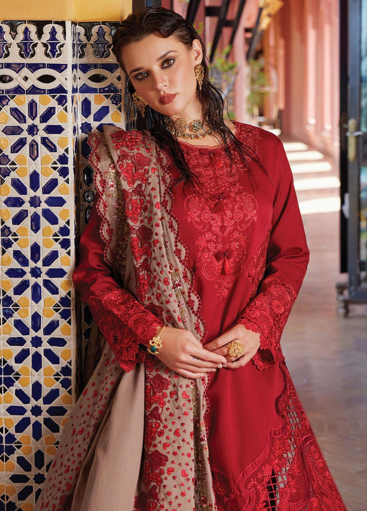 Moroccan Dream By Mushq Embroidered  Suits Unstitched 3 Piece MQ23MD MNW-04 Naima - Winter Collection