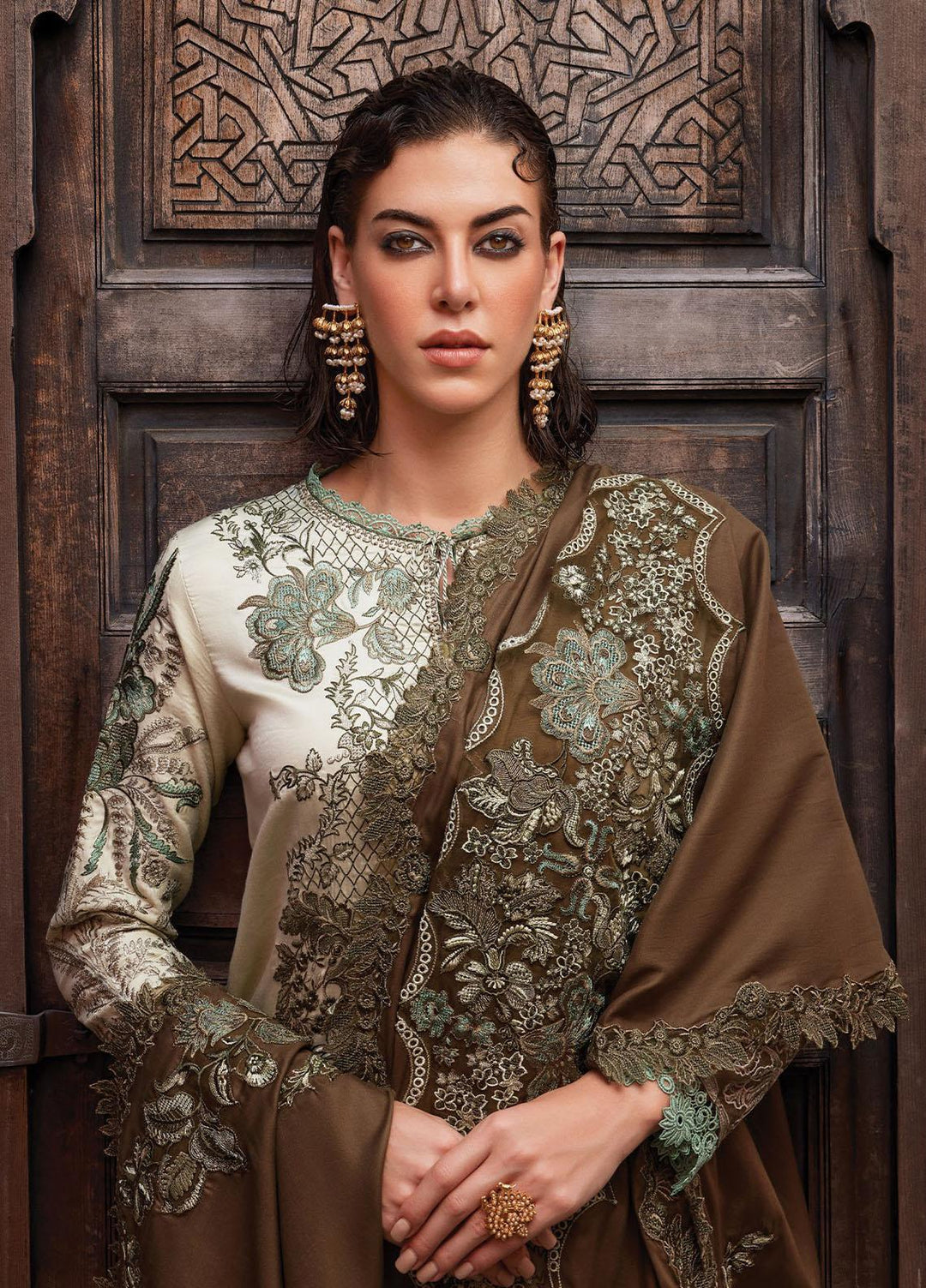 Moroccan Dream By Mushq Embroidered  Suits Unstitched 3 Piece MQ23MD MNW-05 Anisah - Winter Collection