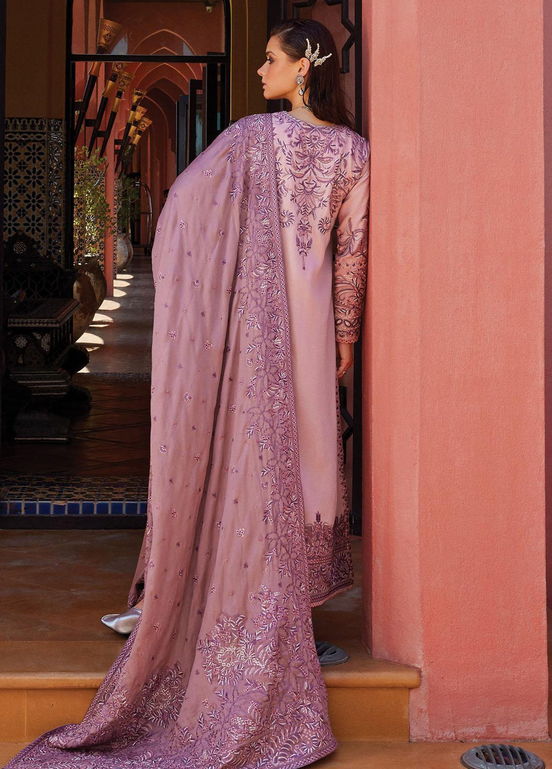 Moroccan Dream By Mushq Embroidered  Suits Unstitched 3 Piece MQ23MD MNW-07 Safaa - Winter Collection