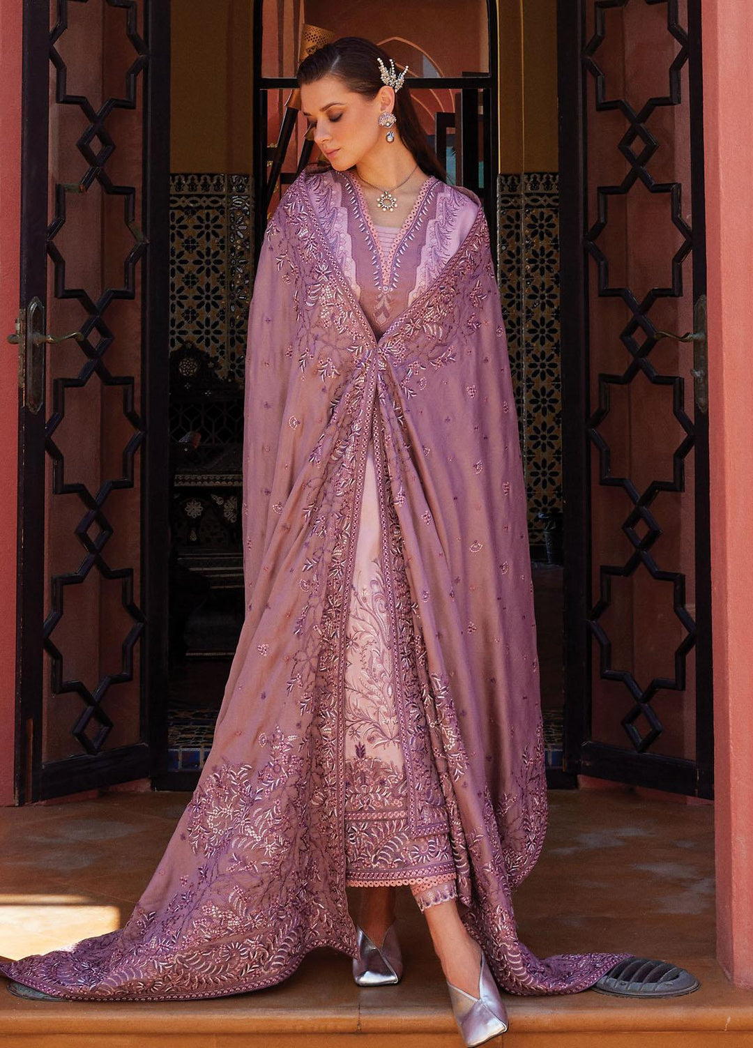 Moroccan Dream By Mushq Embroidered  Suits Unstitched 3 Piece MQ23MD MNW-07 Safaa - Winter Collection