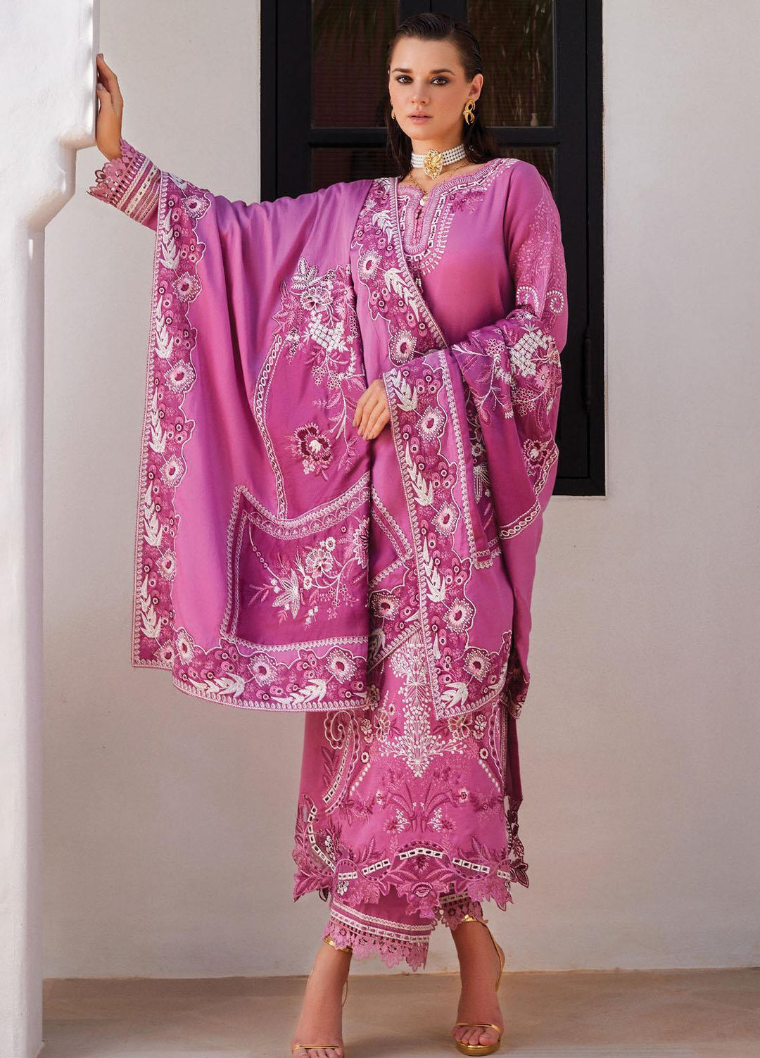 Moroccan Dream By Mushq Embroidered  Suits Unstitched 3 Piece MQ23MD MNW-09 Aleah - Winter Collection