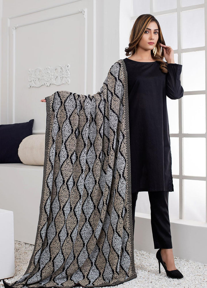 Mosaic Embroidered   Shawl MS21LS MS-06 - Luxury Shawls