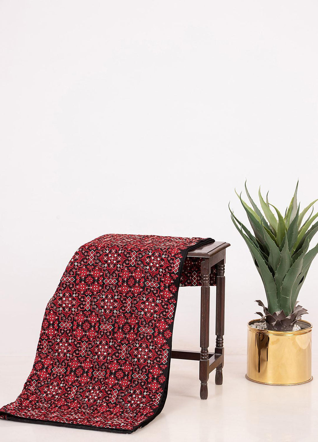 Mosaic Embroidered   Shawl MS21LS MS-12 - Luxury Shawls