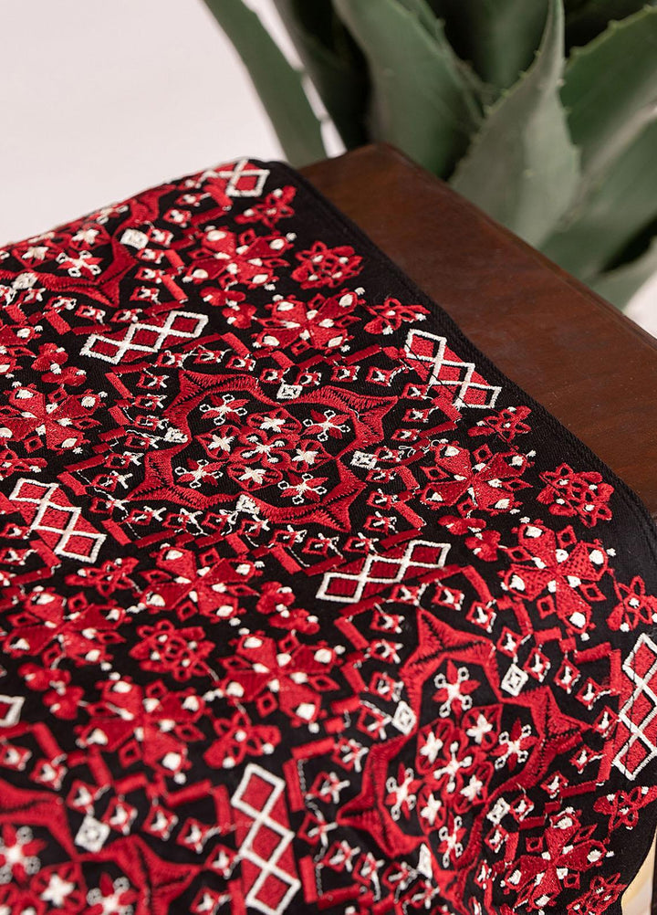Mosaic Embroidered   Shawl MS21LS MS-12 - Luxury Shawls