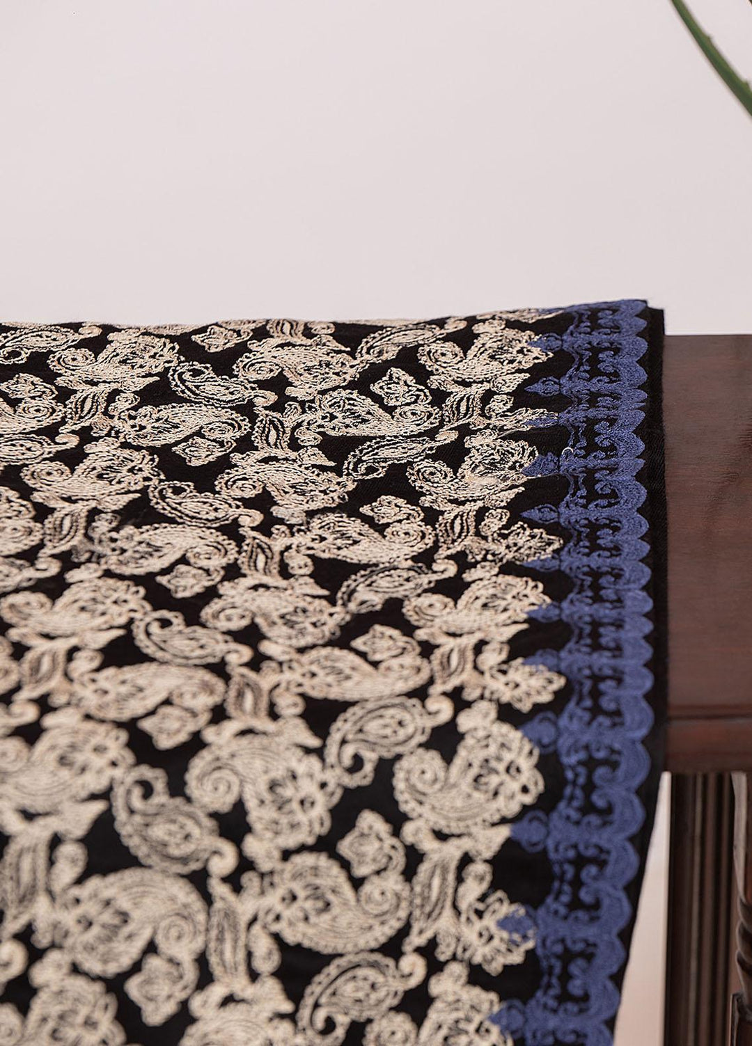 Mosaic Embroidered   Shawl MS21LS MS-14 - Luxury Shawls