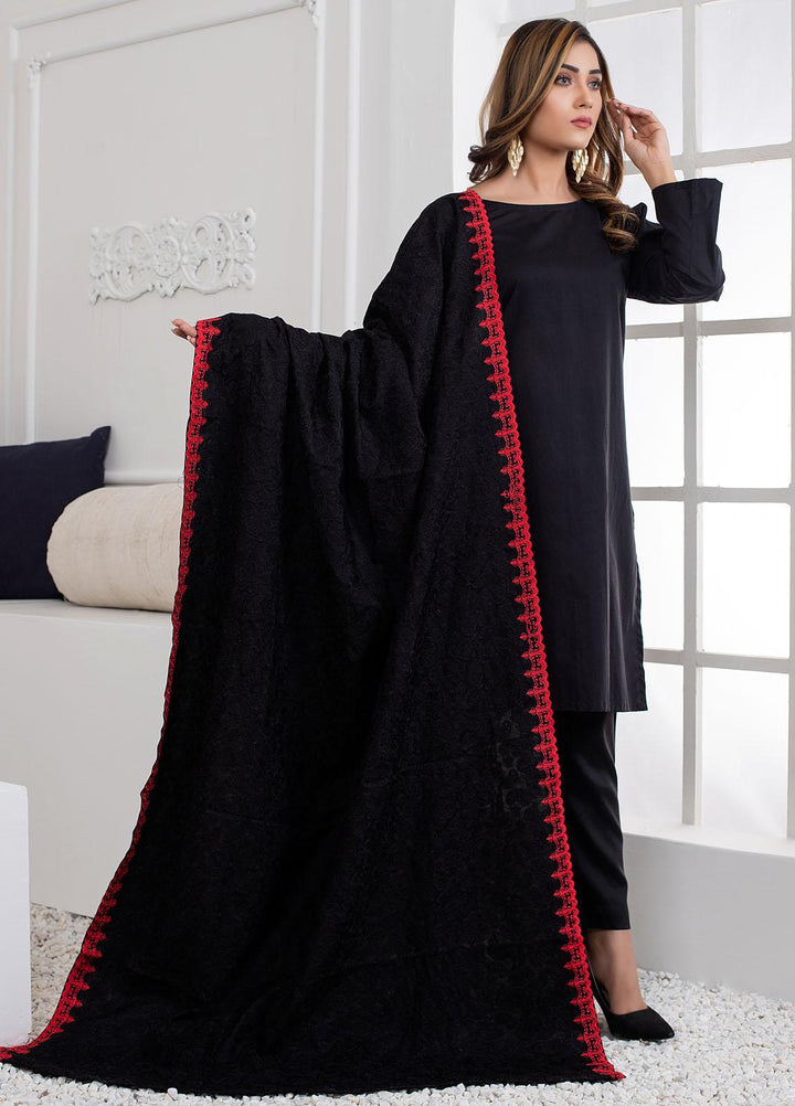 Mosaic Embroidered   Shawl MS21LS MS-15 - Luxury Shawls