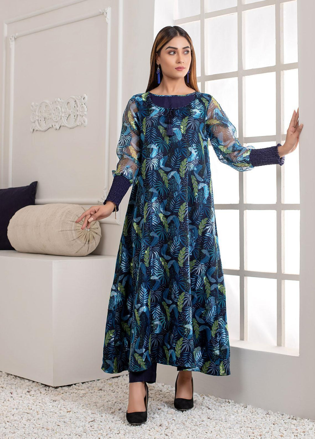 Mosaic Pret Luxury Organza 2 Piece MS21L ICE SUBTLE