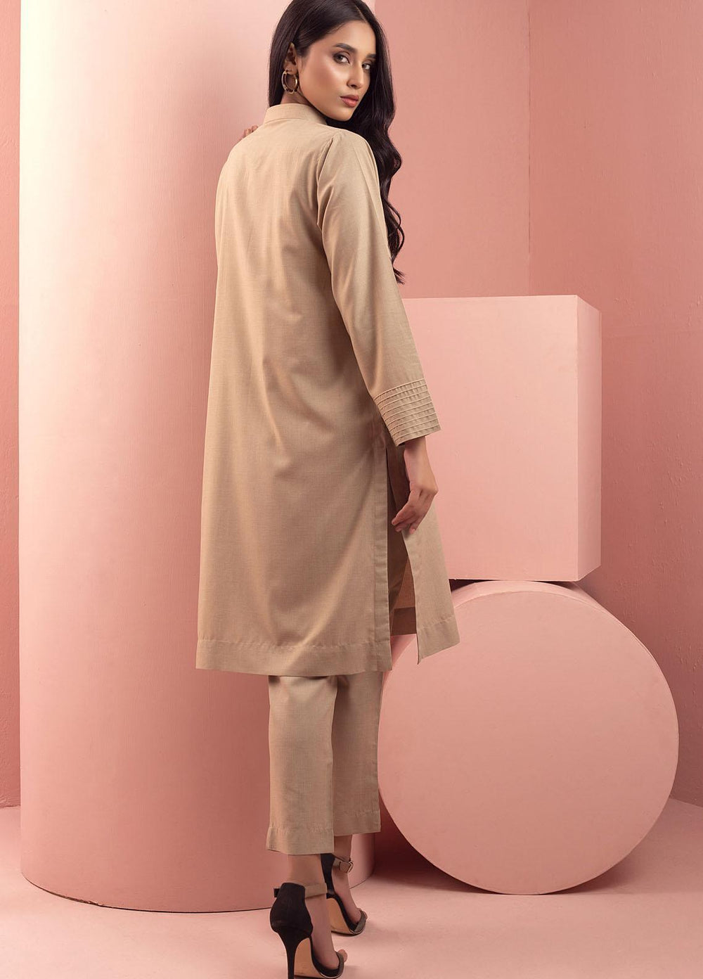 Mosaic Casual Pret  Wash N Wear 2 Piece Suit MS22SP-2 CAMEL