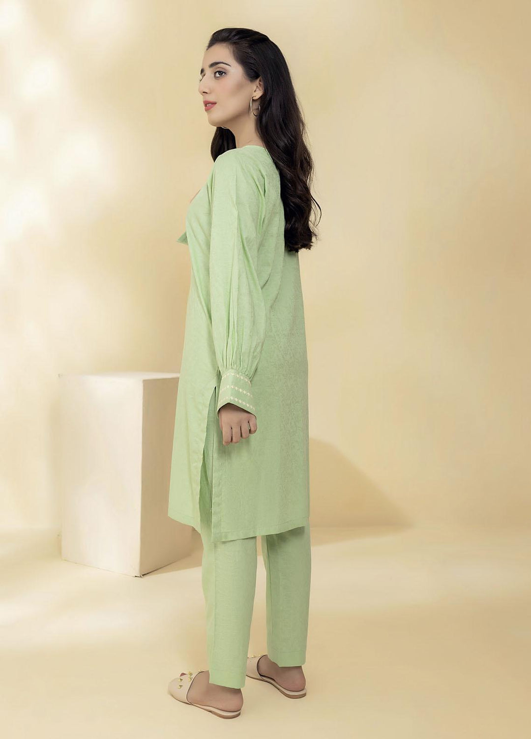 Mosaic Casual Pret  Cotton 2 Piece Suit MS22SP-2 111049 PEAR