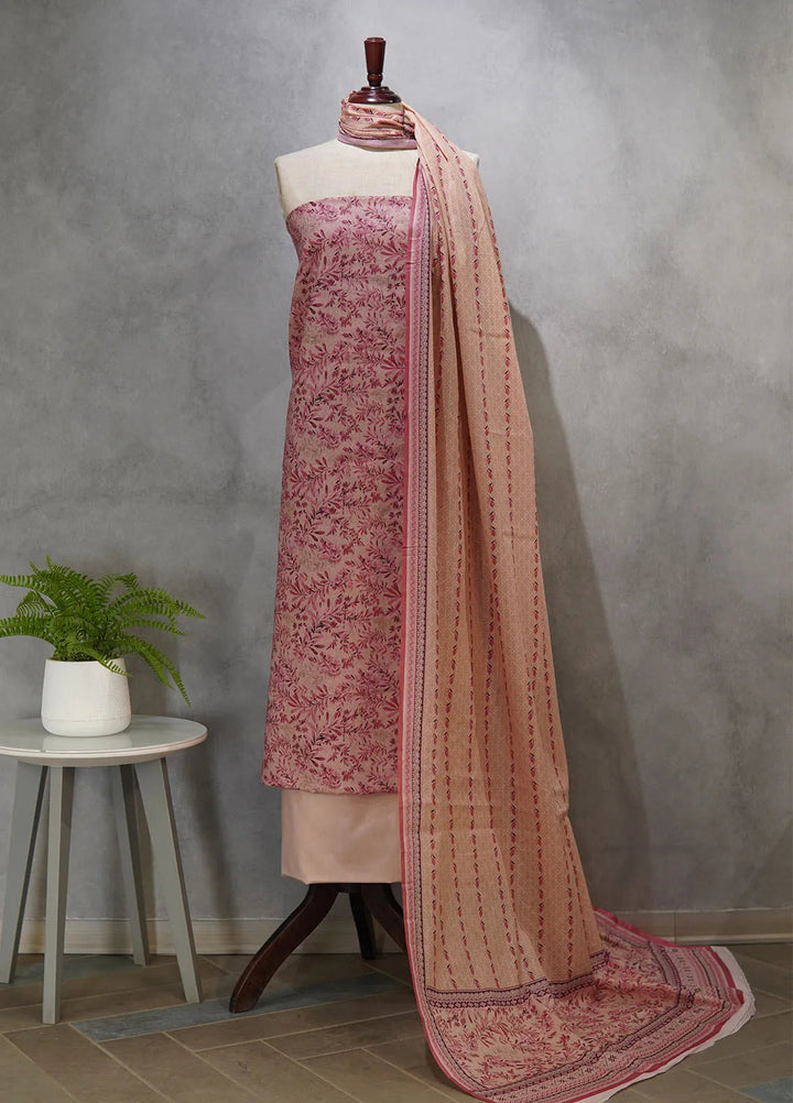 Mother By Bin Saeed Printed Lawn Suit Unstitched 3 Piece BS24M D-509 - Summer Collection