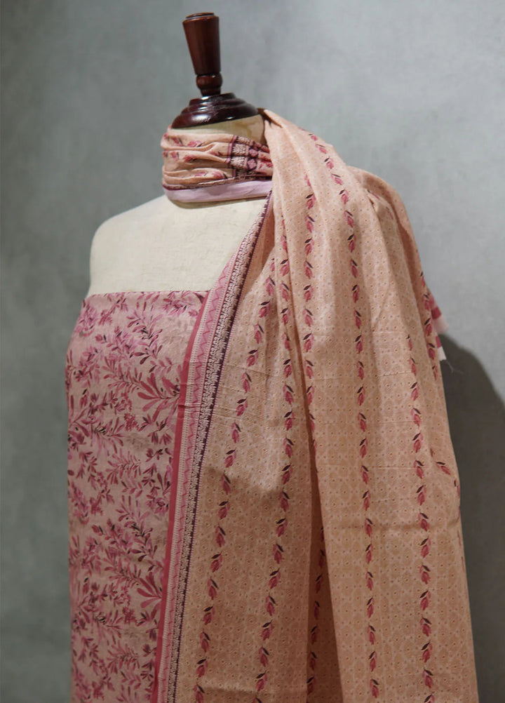 Mother By Bin Saeed Printed Lawn Suit Unstitched 3 Piece BS24M D-509 - Summer Collection