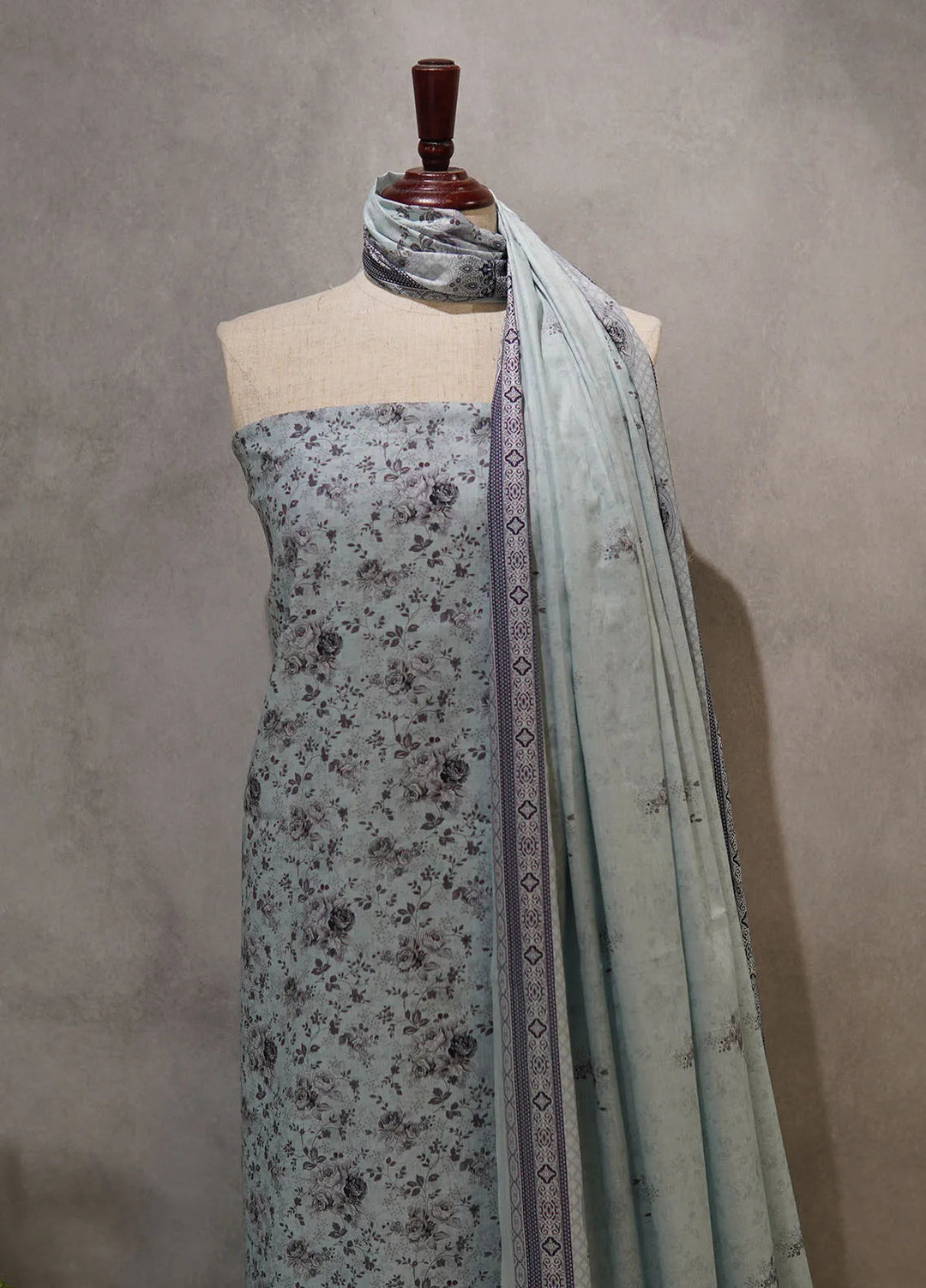 Mother By Bin Saeed Printed Lawn Suit Unstitched 3 Piece BS24M D-512 - Summer Collection