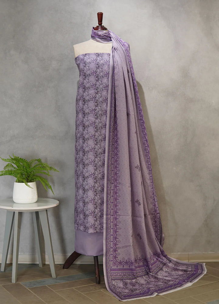 Mother By Bin Saeed Printed Lawn Suit Unstitched 3 Piece BS24M D-539 - Summer Collection