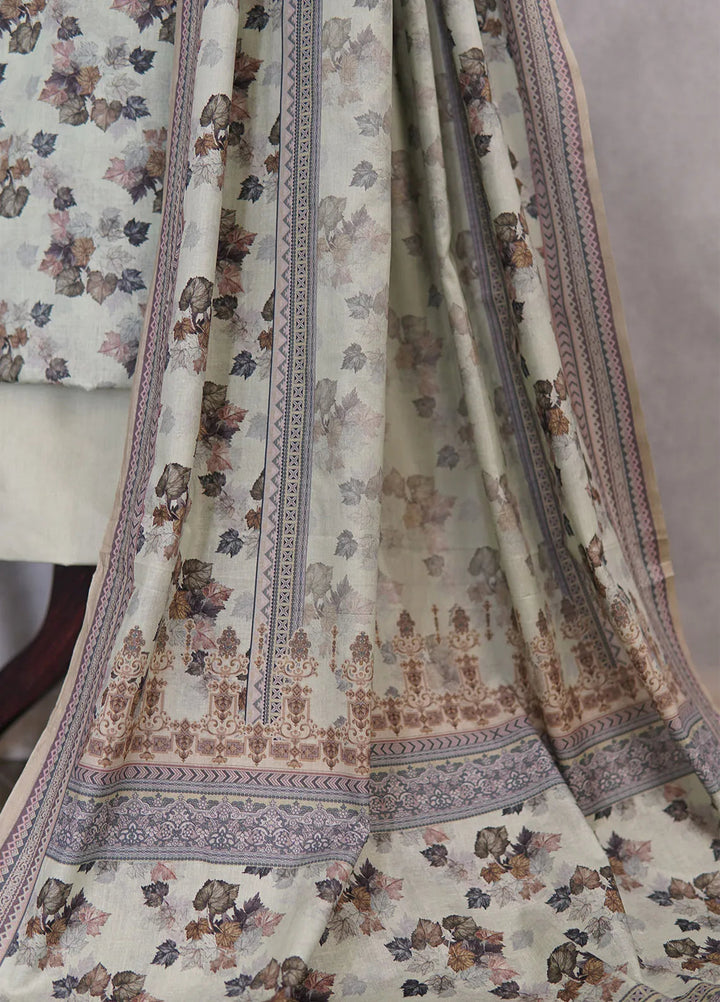 Mother By Bin Saeed Printed Lawn Suit Unstitched 3 Piece BS24M D-723 - Summer Collection