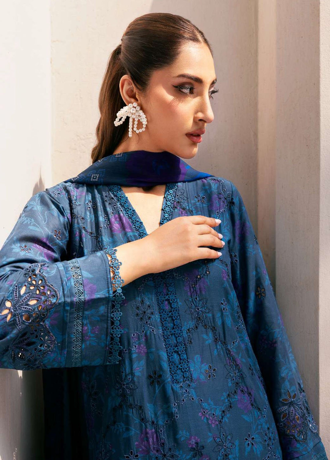 Motifz Digital Printed Lawn Suits Unstitched 3 Piece MT25ADP 5359 Flora - Summer Collection