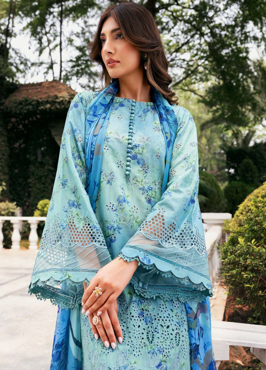 Motifz Digital Printed Lawn Suits Unstitched 3 Piece MT25ADP 5368 Opal - Summer Collection