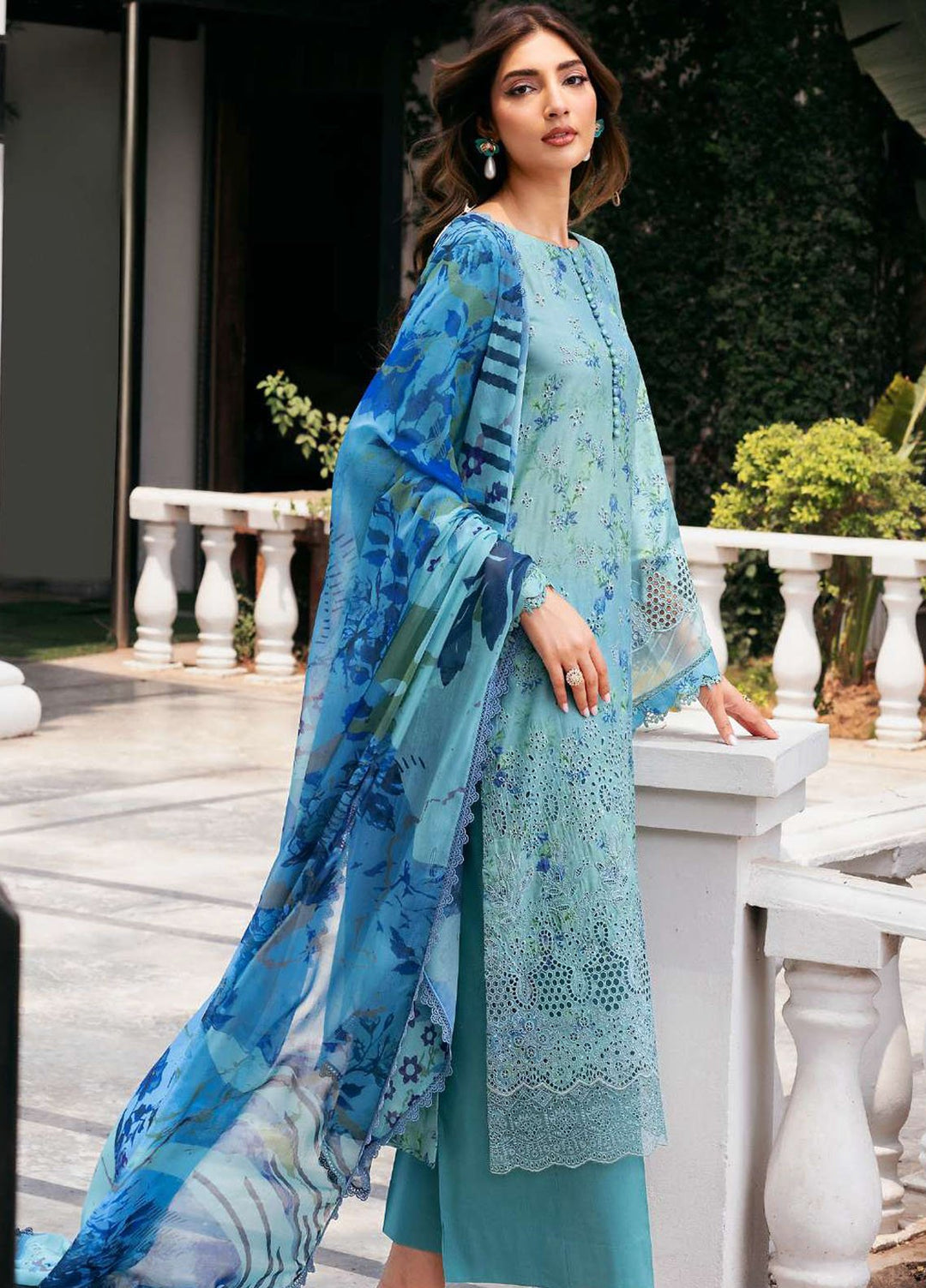 Motifz Digital Printed Lawn Suits Unstitched 3 Piece MT25ADP 5368 Opal - Summer Collection
