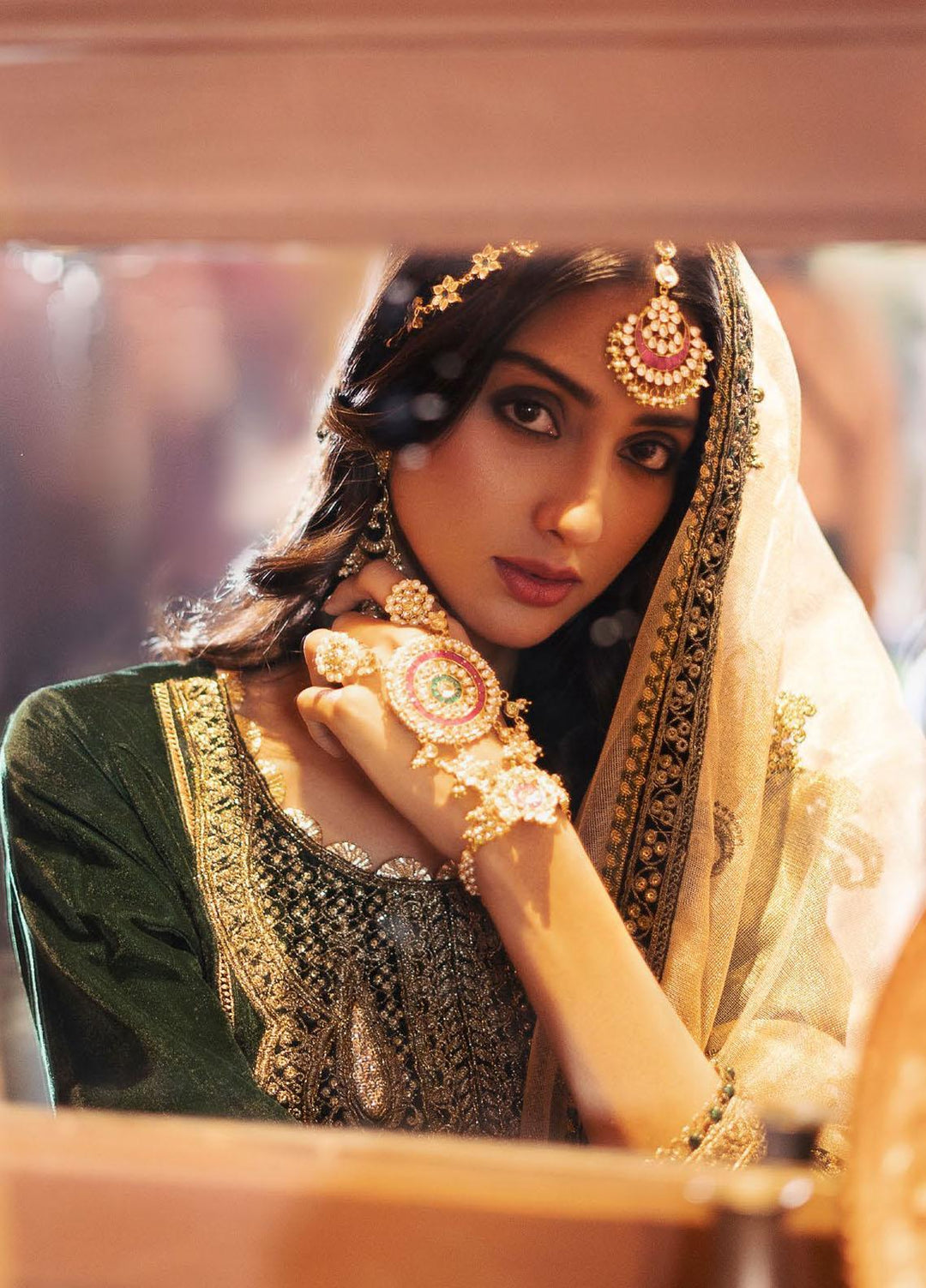 Motifz Embroidered Velvet Suits Unstitched 3 Piece MT22FV 3164 NOOR- JAHAN - Luxury Festive Collection