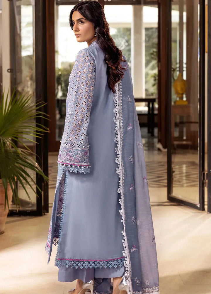 Motifz Embroidered Lawn Suit Unstitched 3 Piece MT25PL 5302 - Summer Collection