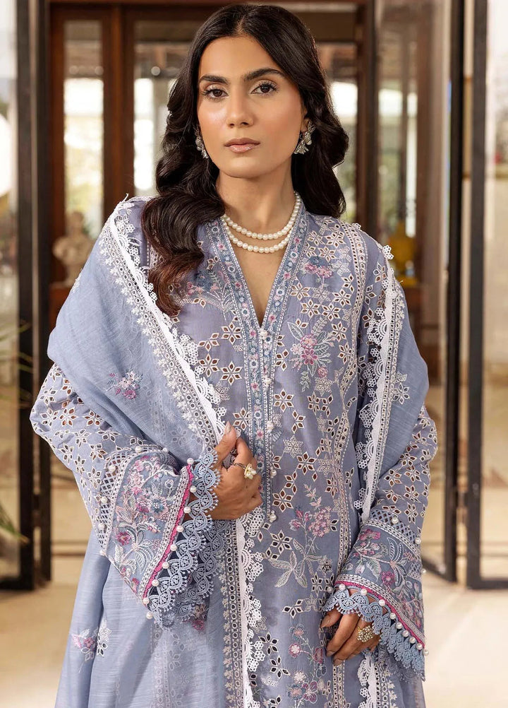 Motifz Embroidered Lawn Suit Unstitched 3 Piece MT25PL 5302 - Summer Collection