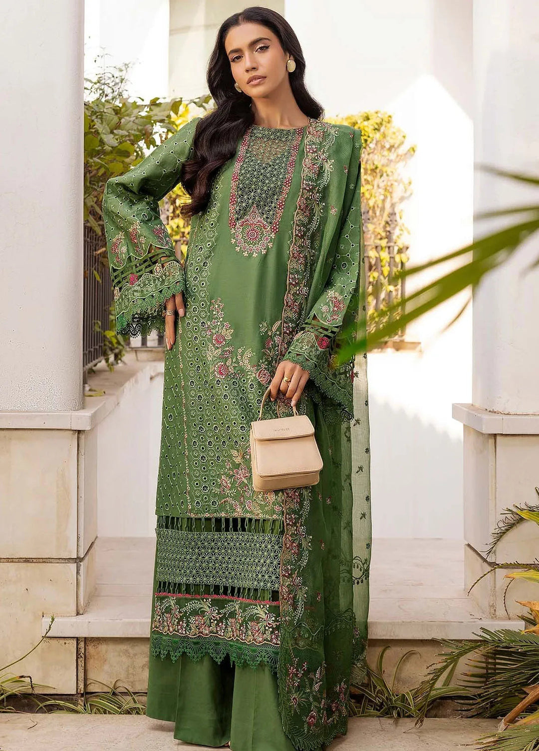 Motifz Embroidered Lawn Suit Unstitched 3 Piece MT25PL 5303 - Summer Collection