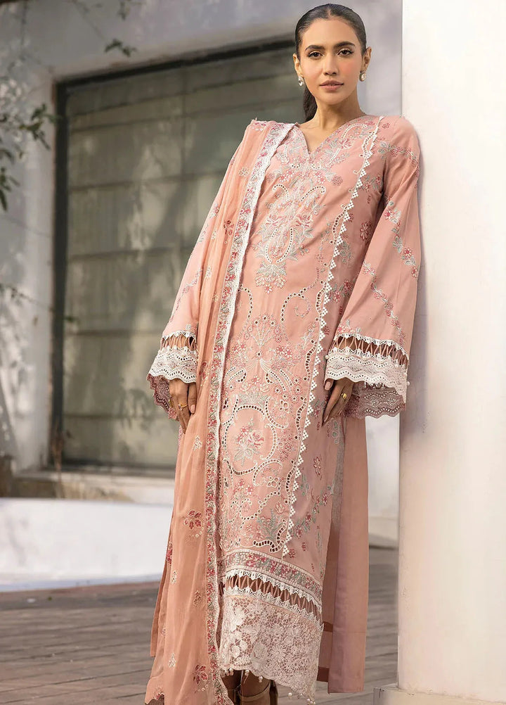 Motifz Embroidered Lawn Suit Unstitched 3 Piece MT25PL 5309 - Summer Collection