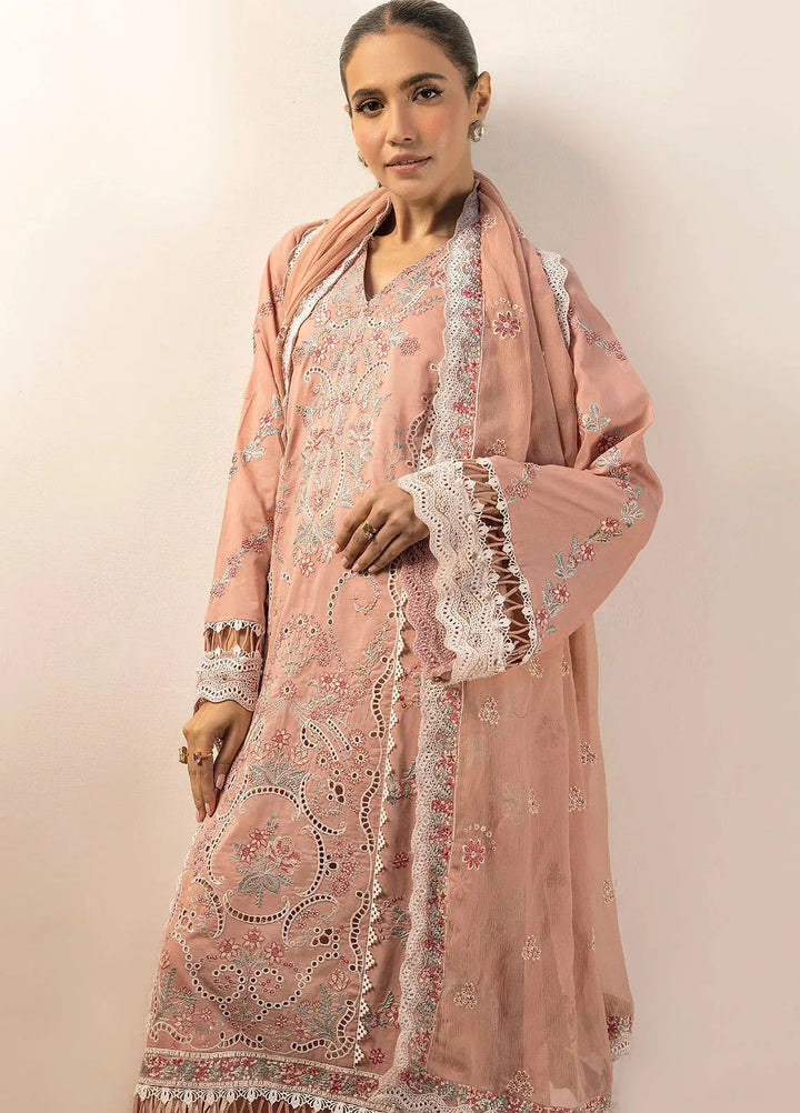 Motifz Embroidered Lawn Suit Unstitched 3 Piece MT25PL 5309 - Summer Collection