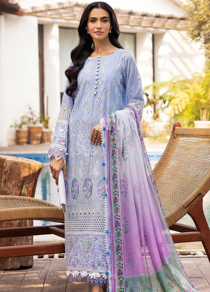 Motifz Embroidered Lawn Suit Unstitched 3 Piece MT25PL 5325 - Summer Collection