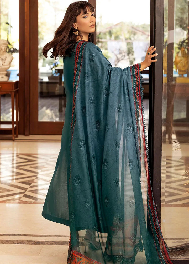 Motifz Embroidered Lawn Suit Unstitched 3 Piece MT25PL 5327 - Summer Collection