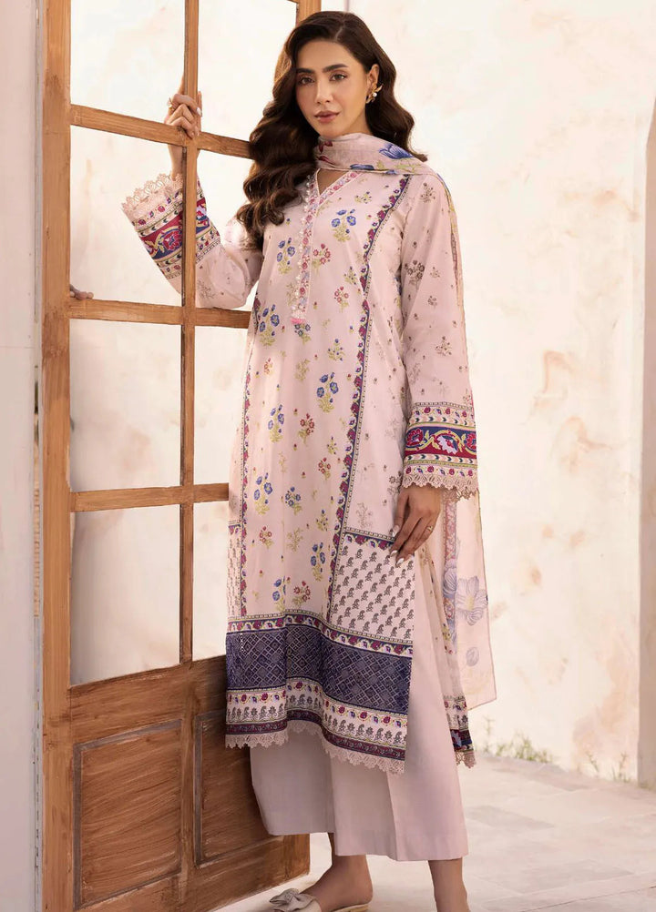 Motifz Embroidered Lawn Suits Unstitched 3 Piece 5414 Ruya - Summer Collection