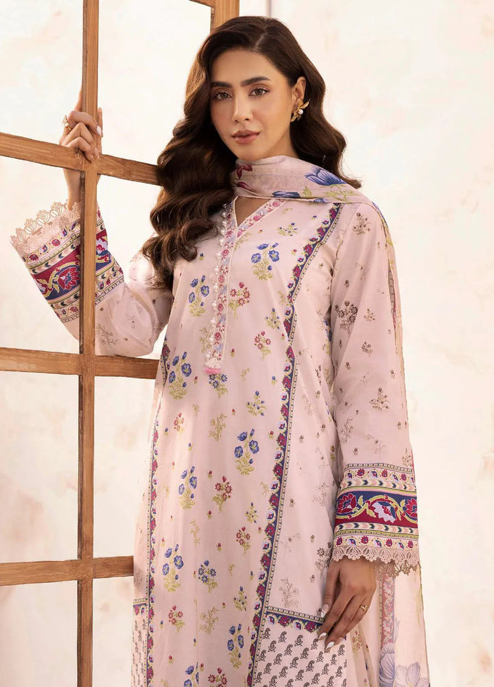 Motifz Embroidered Lawn Suits Unstitched 3 Piece 5414 Ruya - Summer Collection