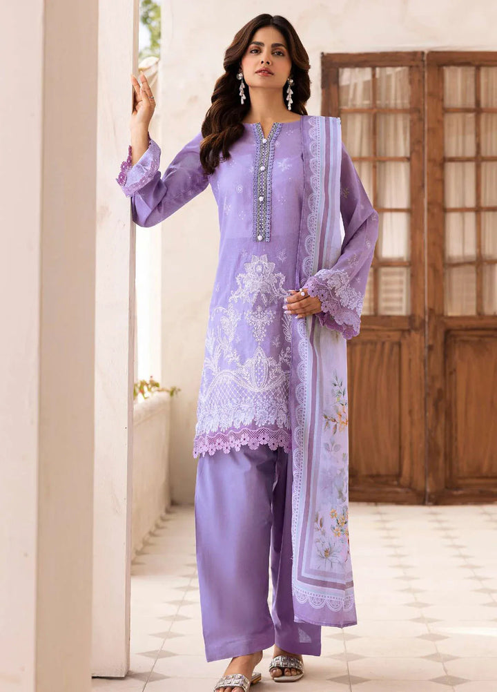 Motifz Embroidered Lawn Suits Unstitched 3 Piece 5415 Leah - Summer Collection