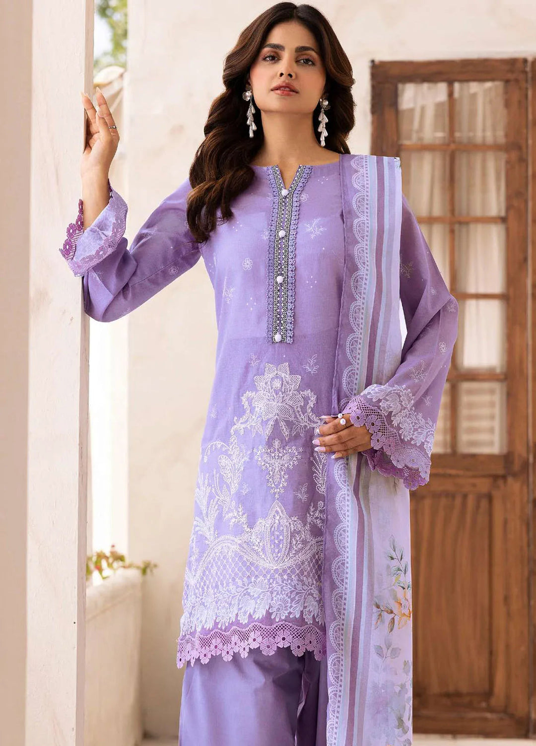 Motifz Embroidered Lawn Suits Unstitched 3 Piece 5415 Leah - Summer Collection
