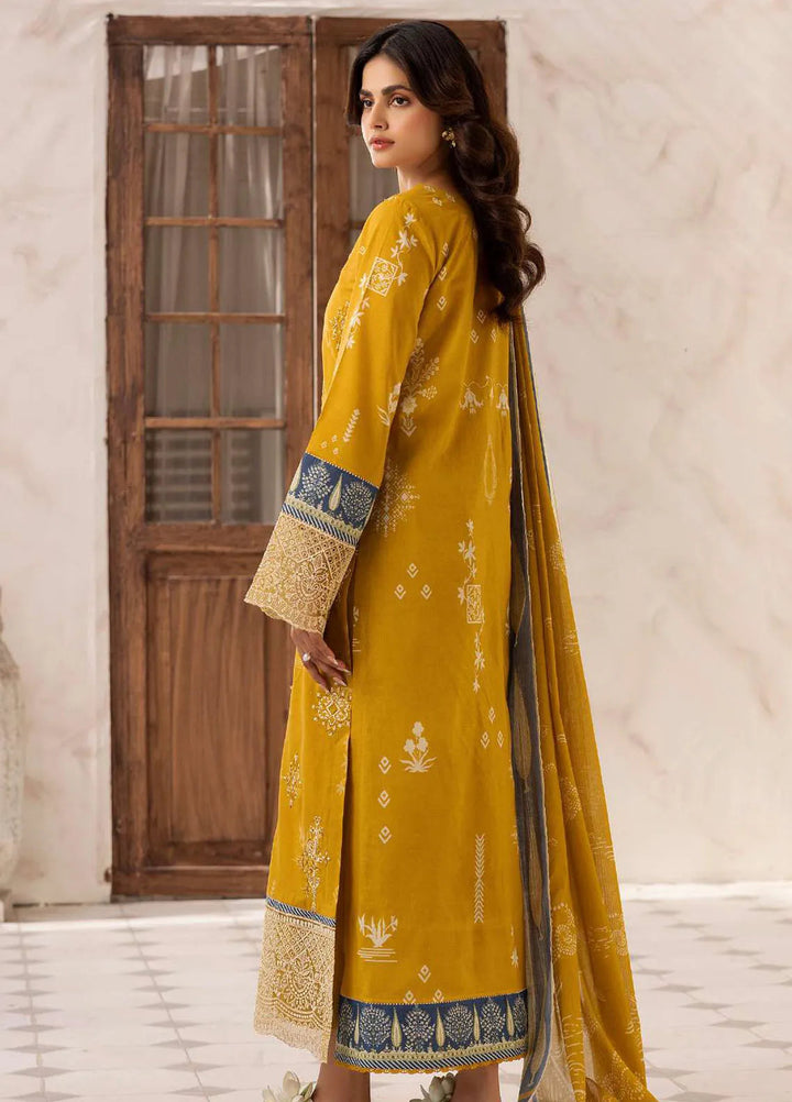 Motifz Embroidered Lawn Suits Unstitched 3 Piece 5416 Uswa - Summer Collection