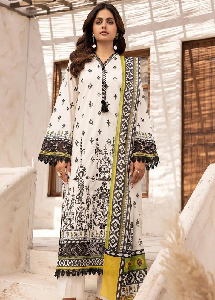 Motifz Embroidered Lawn Suits Unstitched 3 Piece 5417 Siraa - Summer Collection