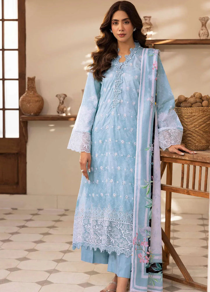 Motifz Embroidered Lawn Suits Unstitched 3 Piece 5420 Jane - Summer Collection