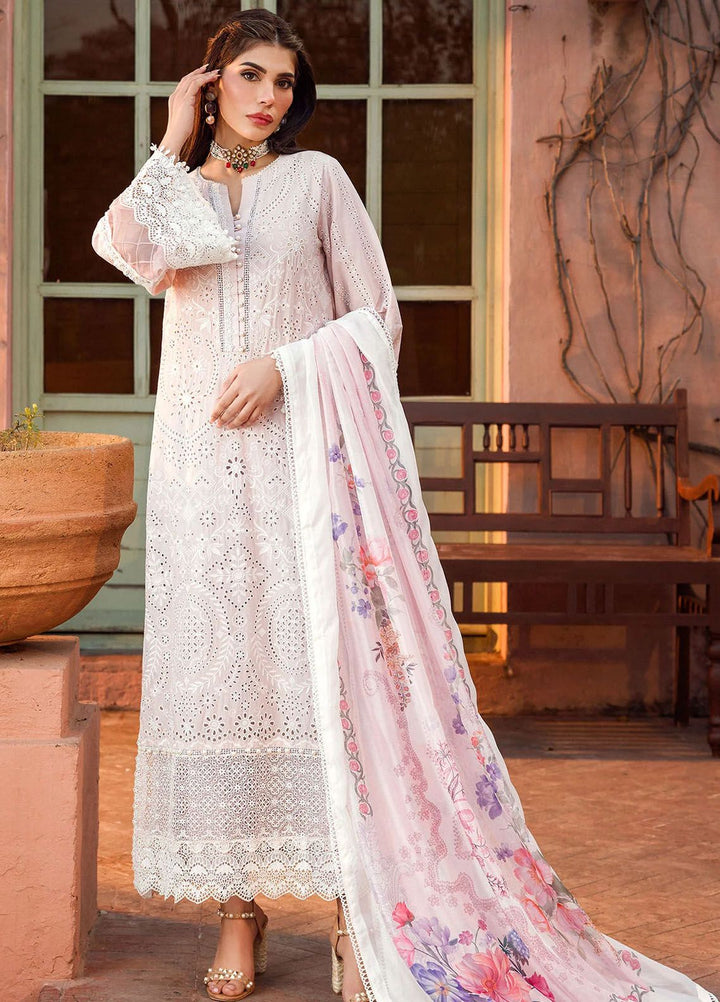 Motifz Embroidered Lawn Suits Unstitched 3 Piece MT24P2 4431-Afreen - Summer Collection